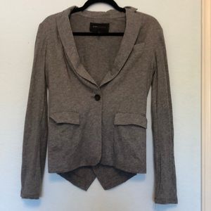 BCBG Maxazria Gray Cotton Blazer